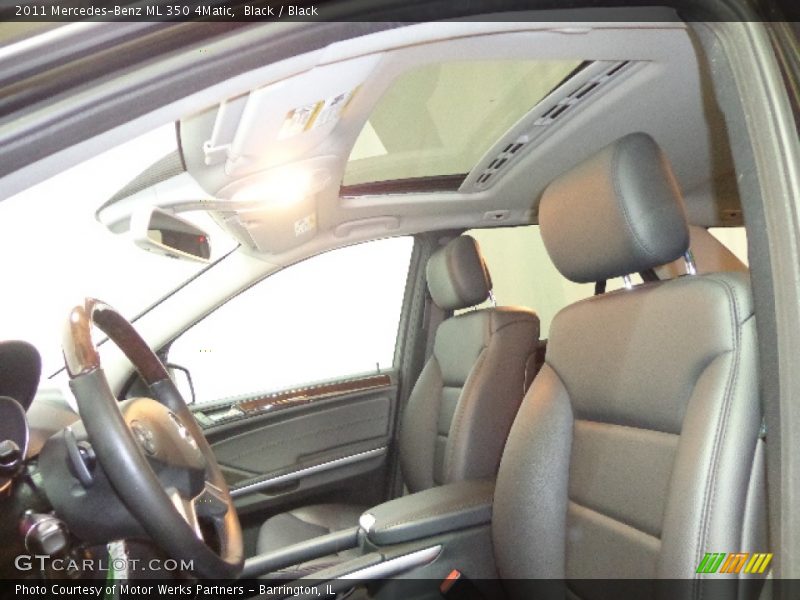 Black / Black 2011 Mercedes-Benz ML 350 4Matic