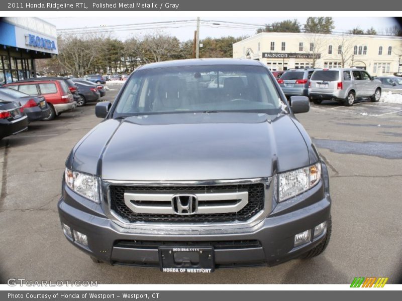 Polished Metal Metallic / Gray 2011 Honda Ridgeline RTL