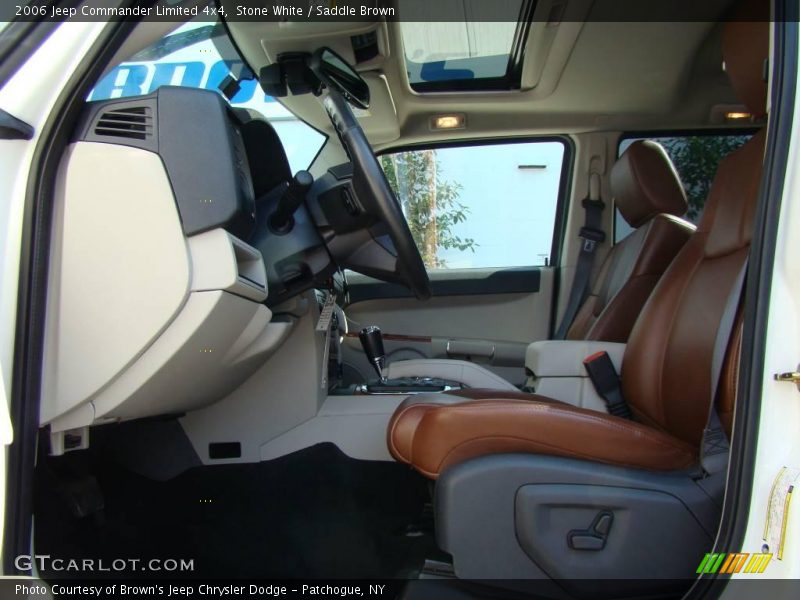 Stone White / Saddle Brown 2006 Jeep Commander Limited 4x4