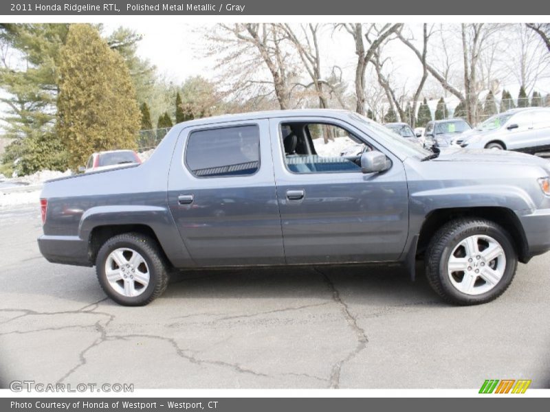 Polished Metal Metallic / Gray 2011 Honda Ridgeline RTL