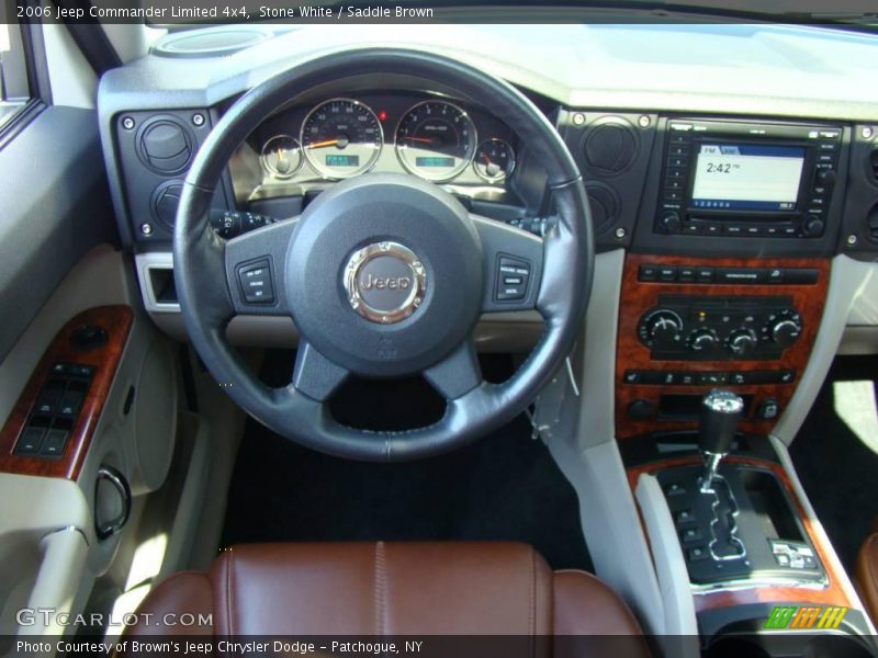 Stone White / Saddle Brown 2006 Jeep Commander Limited 4x4