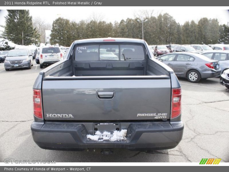 Polished Metal Metallic / Gray 2011 Honda Ridgeline RTL