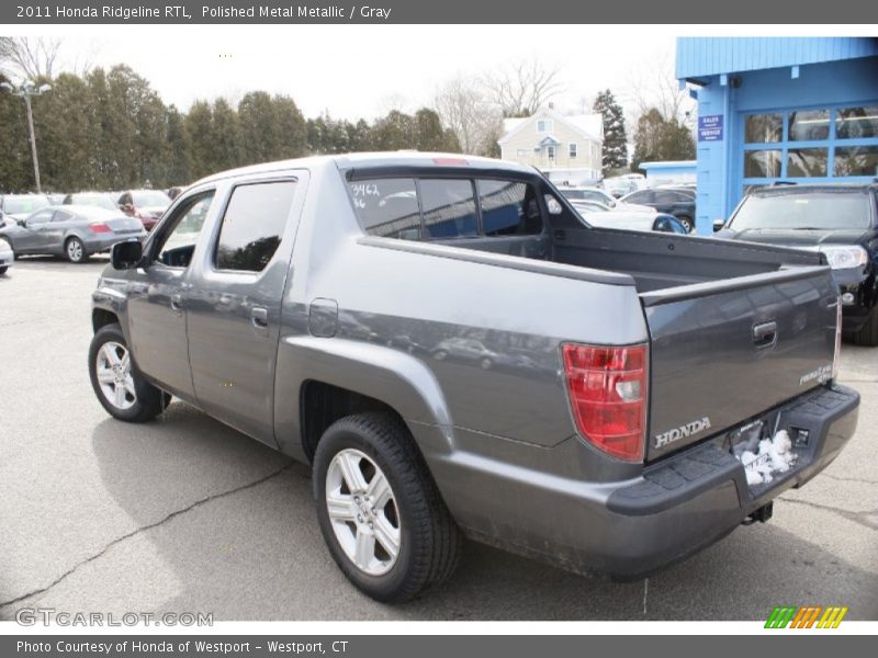 Polished Metal Metallic / Gray 2011 Honda Ridgeline RTL