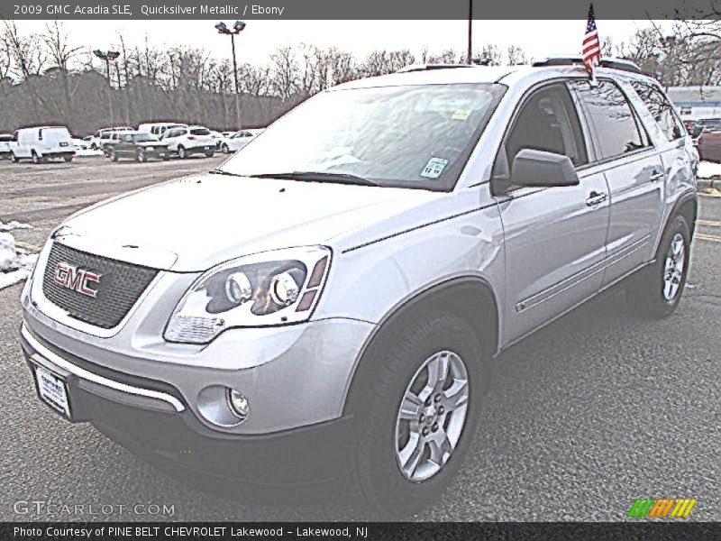 Quicksilver Metallic / Ebony 2009 GMC Acadia SLE
