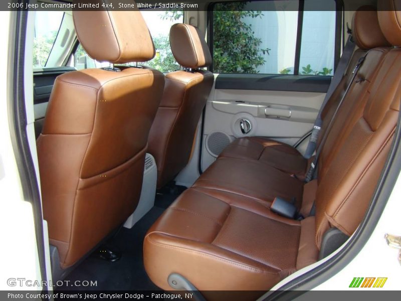 Stone White / Saddle Brown 2006 Jeep Commander Limited 4x4