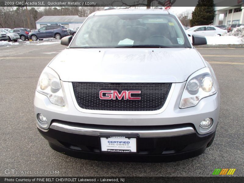 Quicksilver Metallic / Ebony 2009 GMC Acadia SLE