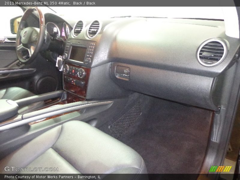 Black / Black 2011 Mercedes-Benz ML 350 4Matic