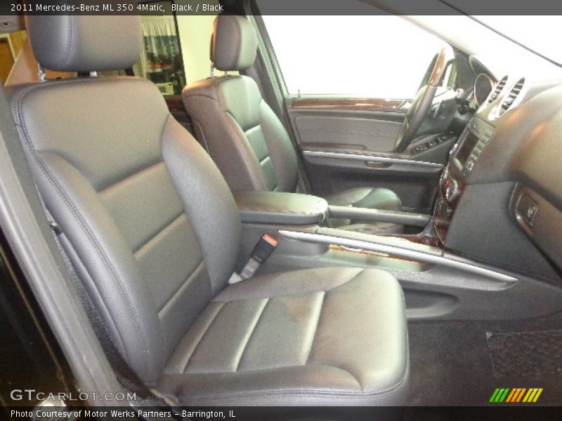Black / Black 2011 Mercedes-Benz ML 350 4Matic