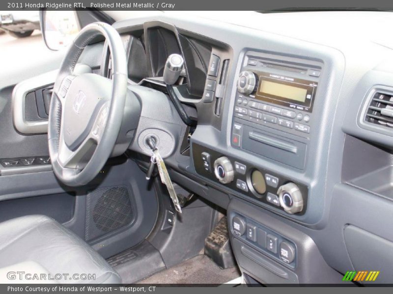 Polished Metal Metallic / Gray 2011 Honda Ridgeline RTL
