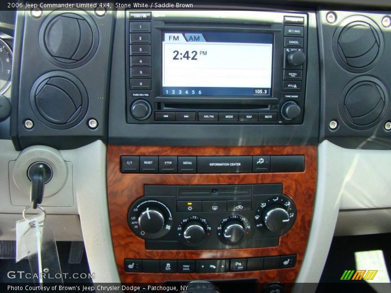 Stone White / Saddle Brown 2006 Jeep Commander Limited 4x4