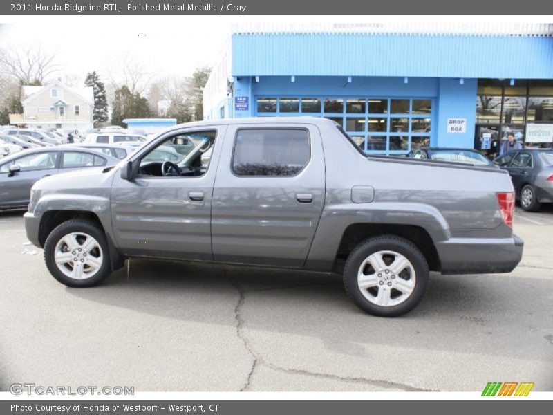 Polished Metal Metallic / Gray 2011 Honda Ridgeline RTL