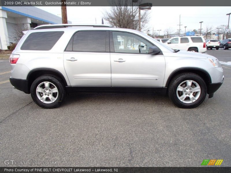 Quicksilver Metallic / Ebony 2009 GMC Acadia SLE