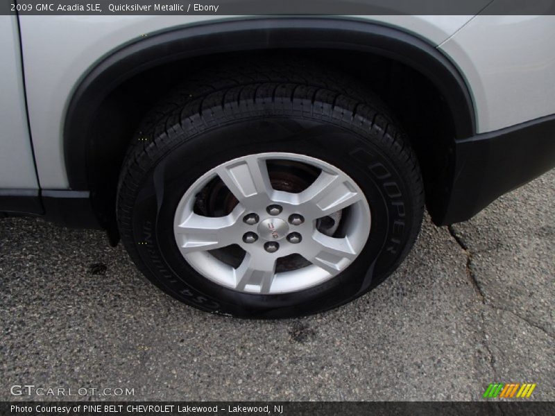 Quicksilver Metallic / Ebony 2009 GMC Acadia SLE