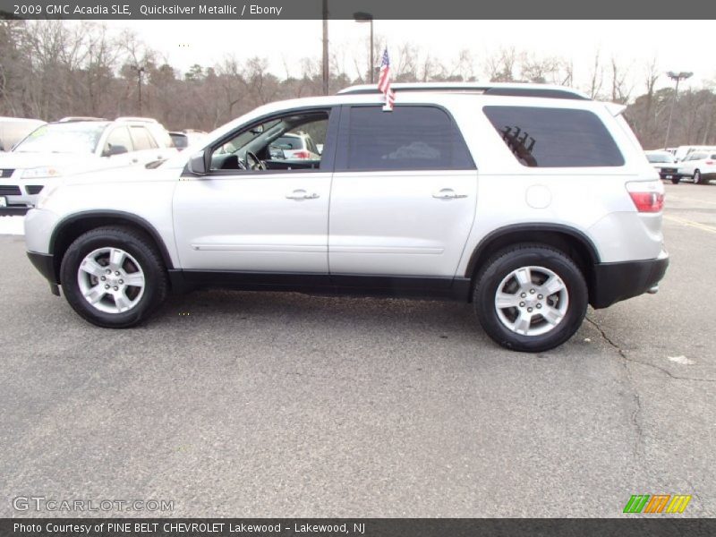 Quicksilver Metallic / Ebony 2009 GMC Acadia SLE