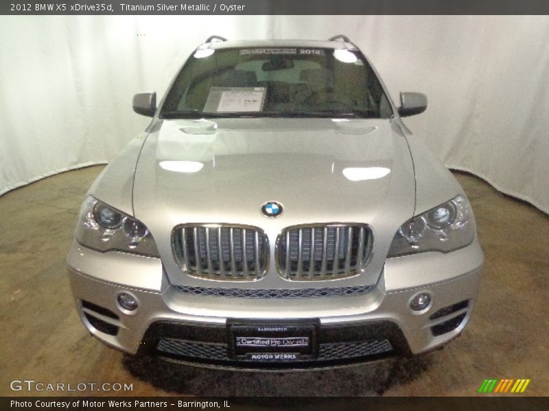 Titanium Silver Metallic / Oyster 2012 BMW X5 xDrive35d