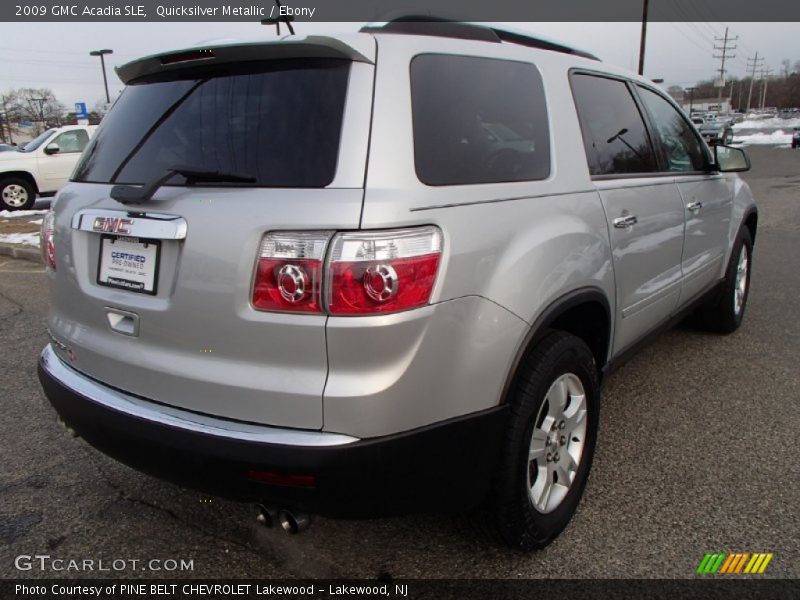 Quicksilver Metallic / Ebony 2009 GMC Acadia SLE