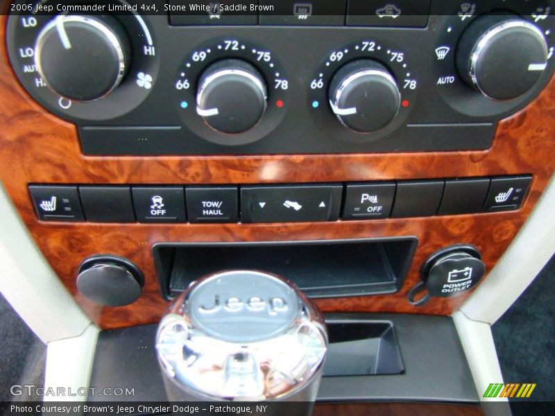 Stone White / Saddle Brown 2006 Jeep Commander Limited 4x4