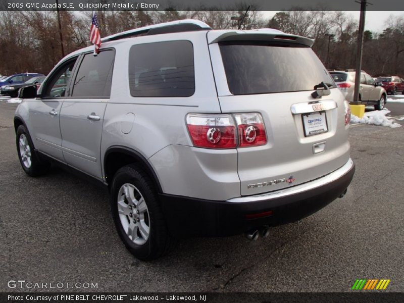 Quicksilver Metallic / Ebony 2009 GMC Acadia SLE