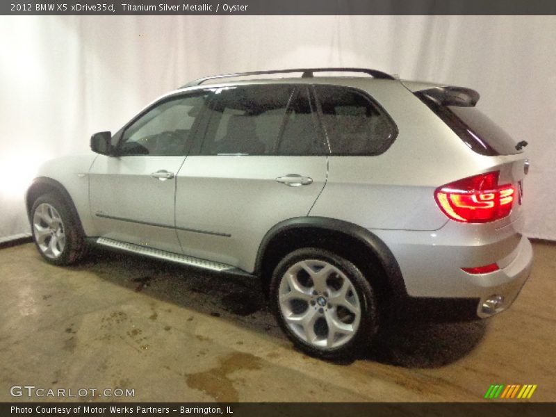 Titanium Silver Metallic / Oyster 2012 BMW X5 xDrive35d