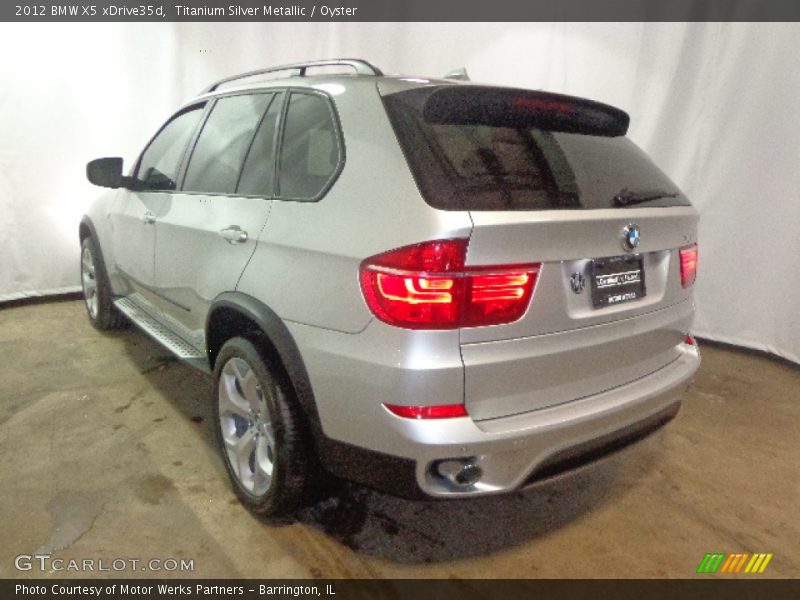 Titanium Silver Metallic / Oyster 2012 BMW X5 xDrive35d