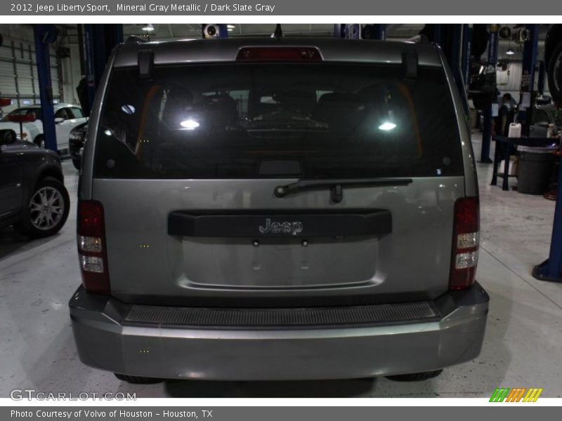 Mineral Gray Metallic / Dark Slate Gray 2012 Jeep Liberty Sport
