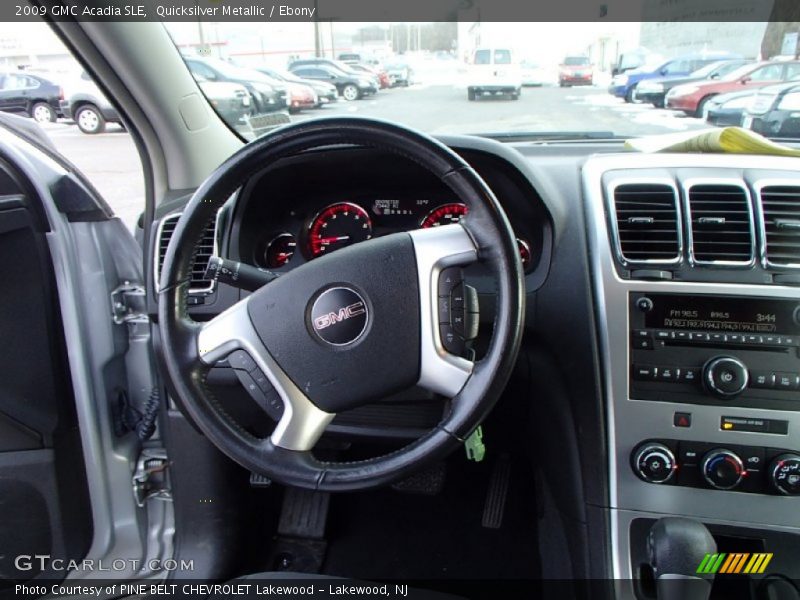 Quicksilver Metallic / Ebony 2009 GMC Acadia SLE