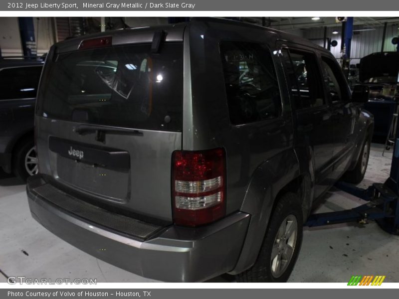 Mineral Gray Metallic / Dark Slate Gray 2012 Jeep Liberty Sport