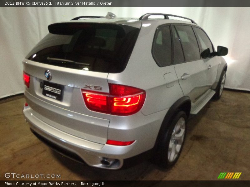 Titanium Silver Metallic / Oyster 2012 BMW X5 xDrive35d