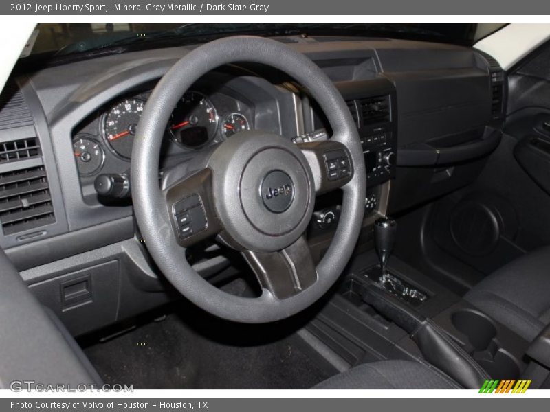 Mineral Gray Metallic / Dark Slate Gray 2012 Jeep Liberty Sport