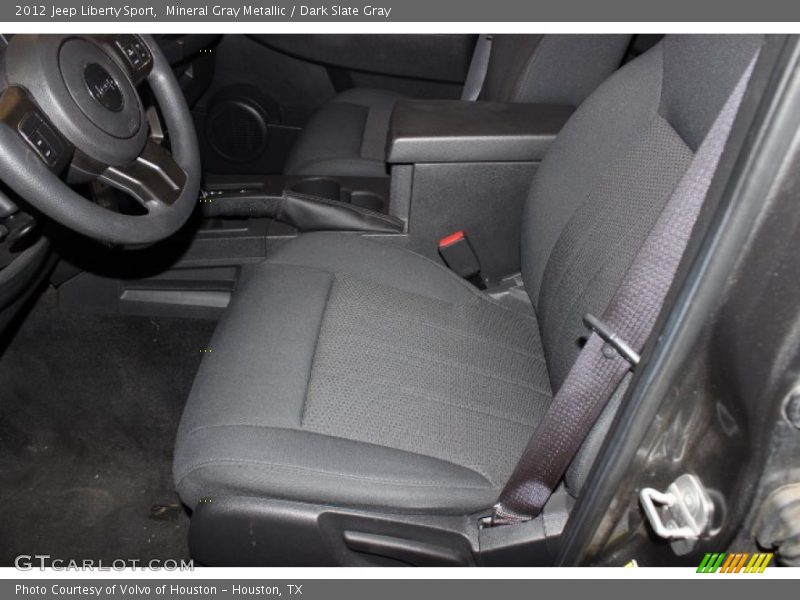 Mineral Gray Metallic / Dark Slate Gray 2012 Jeep Liberty Sport