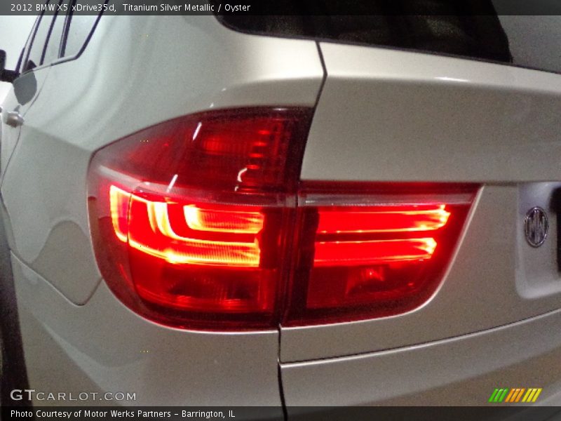 Titanium Silver Metallic / Oyster 2012 BMW X5 xDrive35d