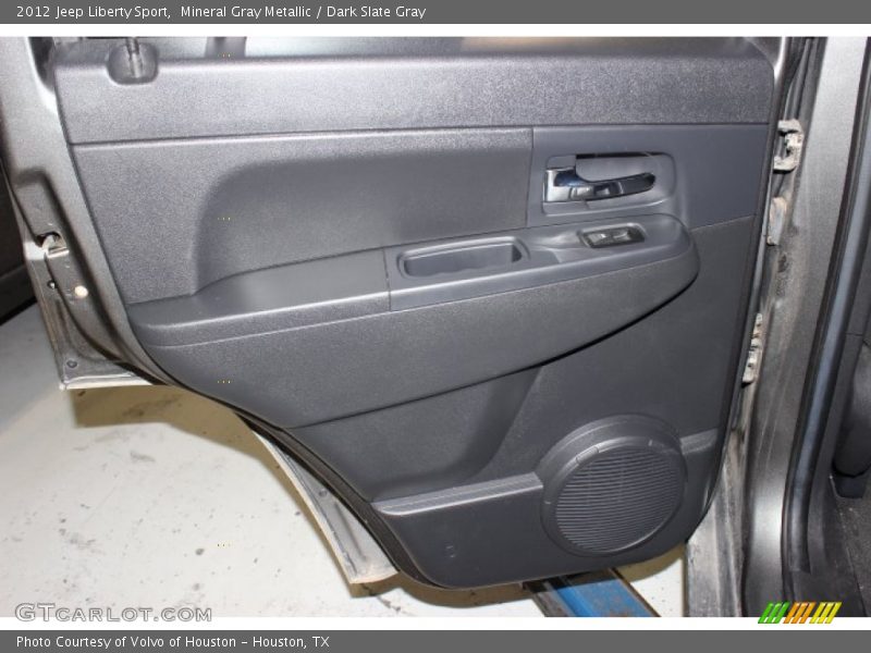 Mineral Gray Metallic / Dark Slate Gray 2012 Jeep Liberty Sport