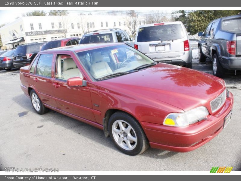 Cassis Red Pearl Metallic / Tan 1998 Volvo S70 GLT