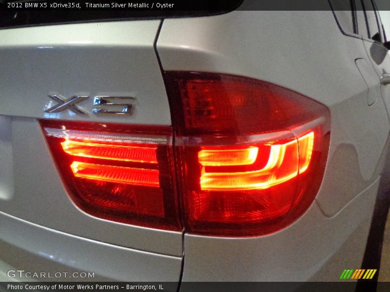 Titanium Silver Metallic / Oyster 2012 BMW X5 xDrive35d