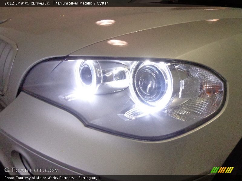 Titanium Silver Metallic / Oyster 2012 BMW X5 xDrive35d