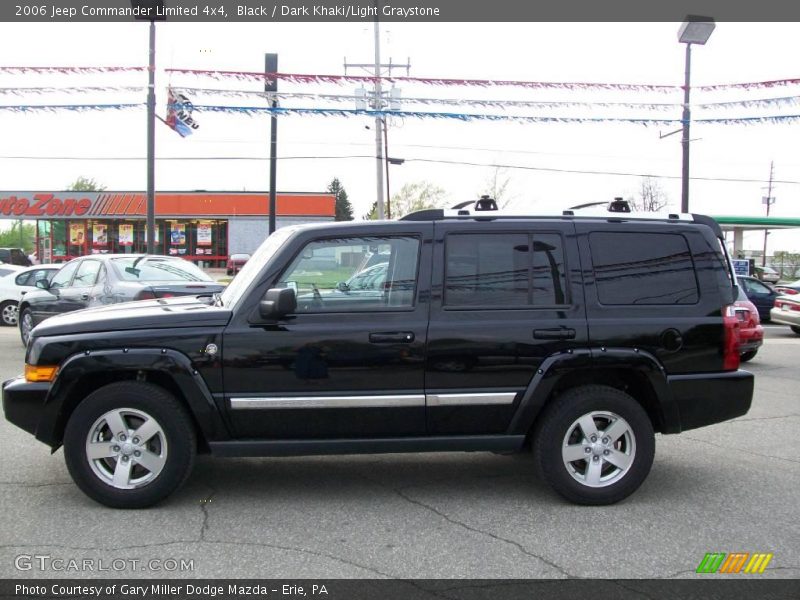 Black / Dark Khaki/Light Graystone 2006 Jeep Commander Limited 4x4