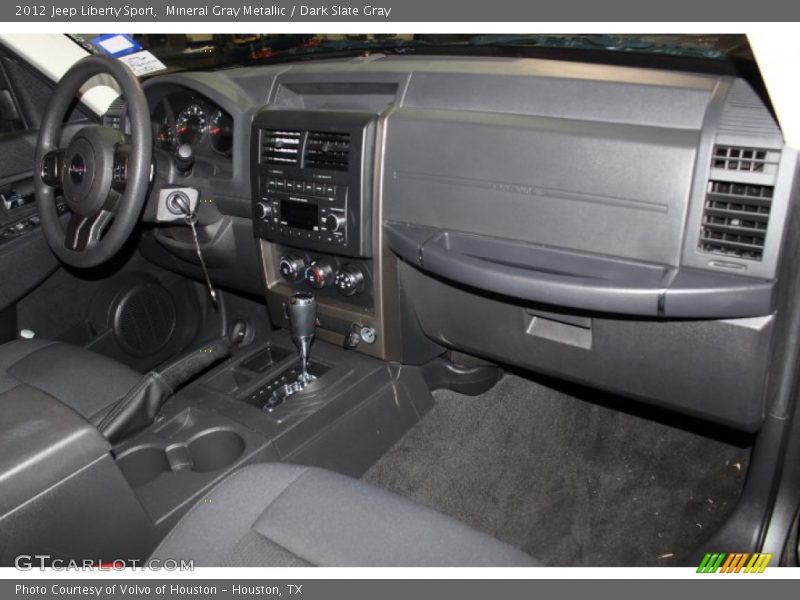 Mineral Gray Metallic / Dark Slate Gray 2012 Jeep Liberty Sport