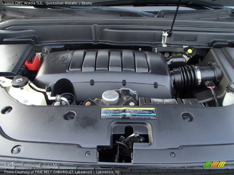 Quicksilver Metallic / Ebony 2009 GMC Acadia SLE