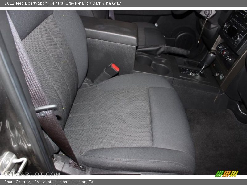 Mineral Gray Metallic / Dark Slate Gray 2012 Jeep Liberty Sport