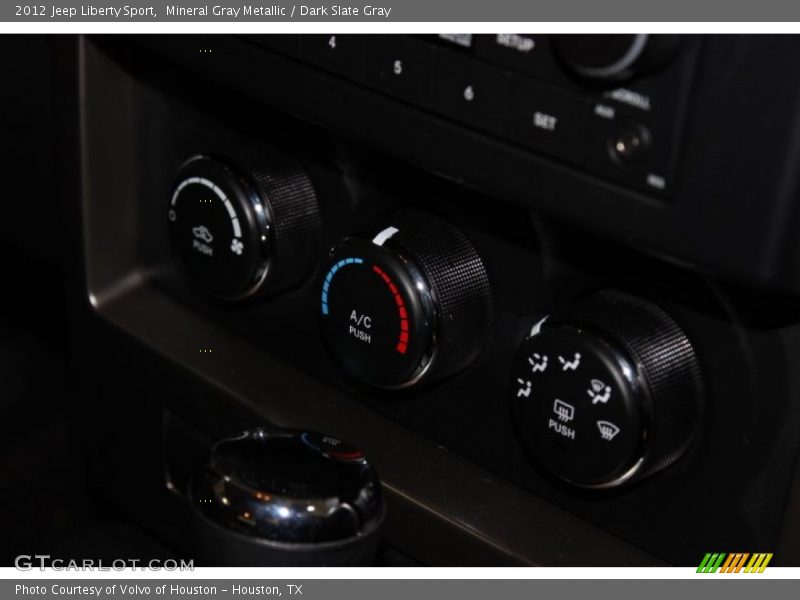Mineral Gray Metallic / Dark Slate Gray 2012 Jeep Liberty Sport