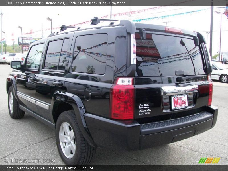 Black / Dark Khaki/Light Graystone 2006 Jeep Commander Limited 4x4