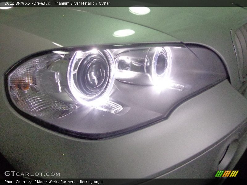 Titanium Silver Metallic / Oyster 2012 BMW X5 xDrive35d