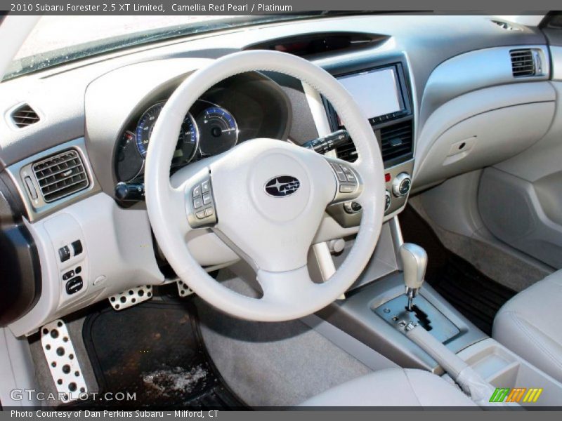Camellia Red Pearl / Platinum 2010 Subaru Forester 2.5 XT Limited