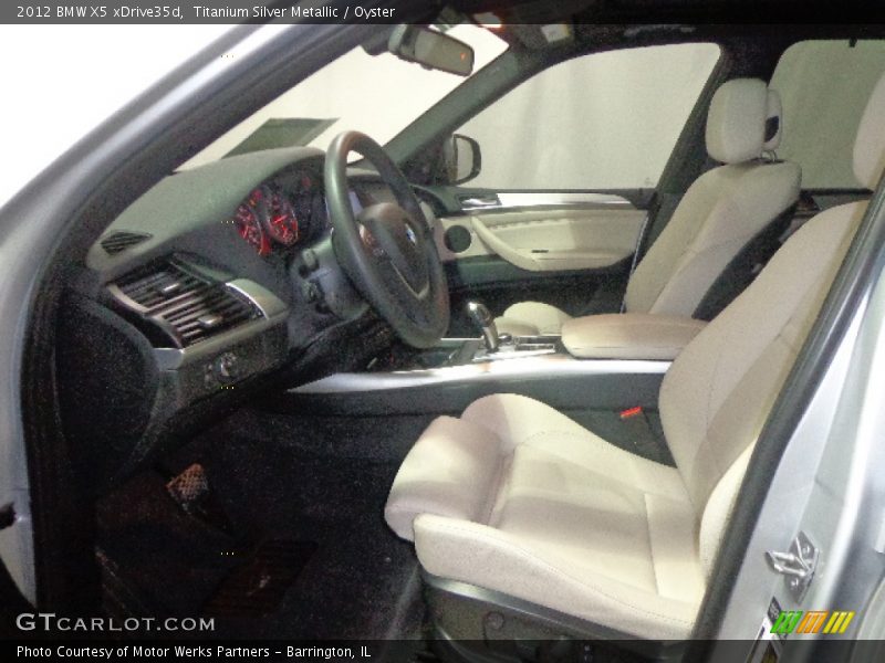 Titanium Silver Metallic / Oyster 2012 BMW X5 xDrive35d