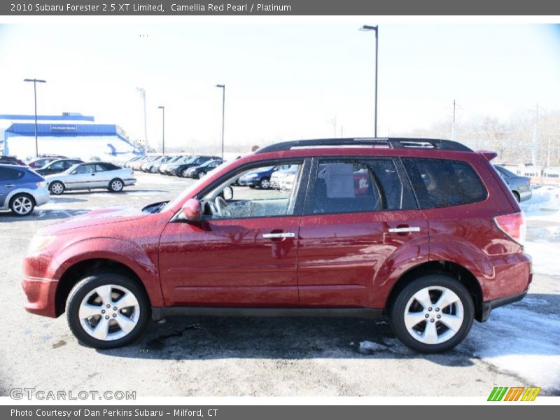 Camellia Red Pearl / Platinum 2010 Subaru Forester 2.5 XT Limited