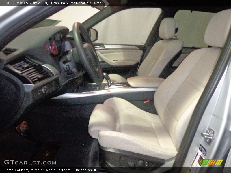 Titanium Silver Metallic / Oyster 2012 BMW X5 xDrive35d