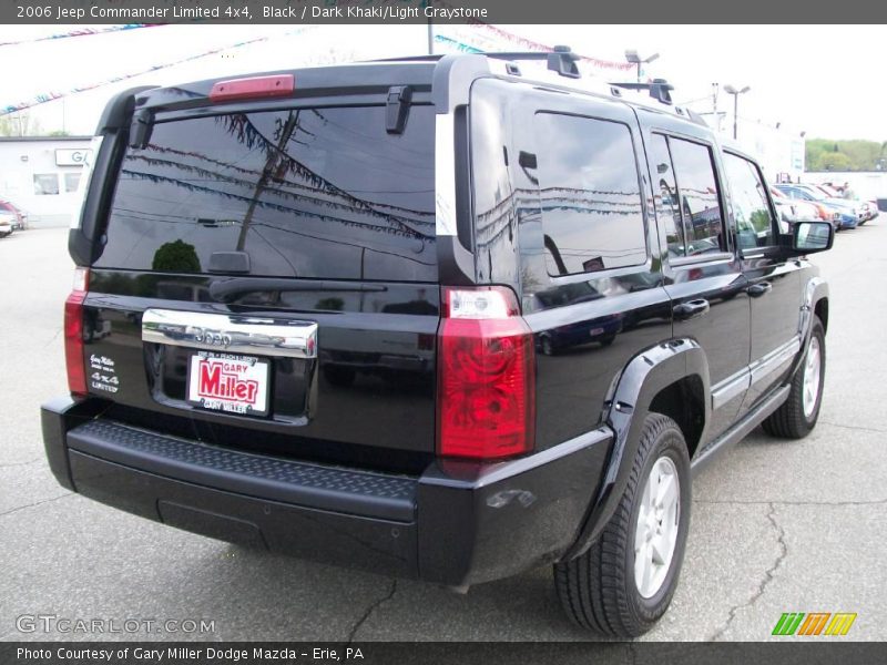 Black / Dark Khaki/Light Graystone 2006 Jeep Commander Limited 4x4