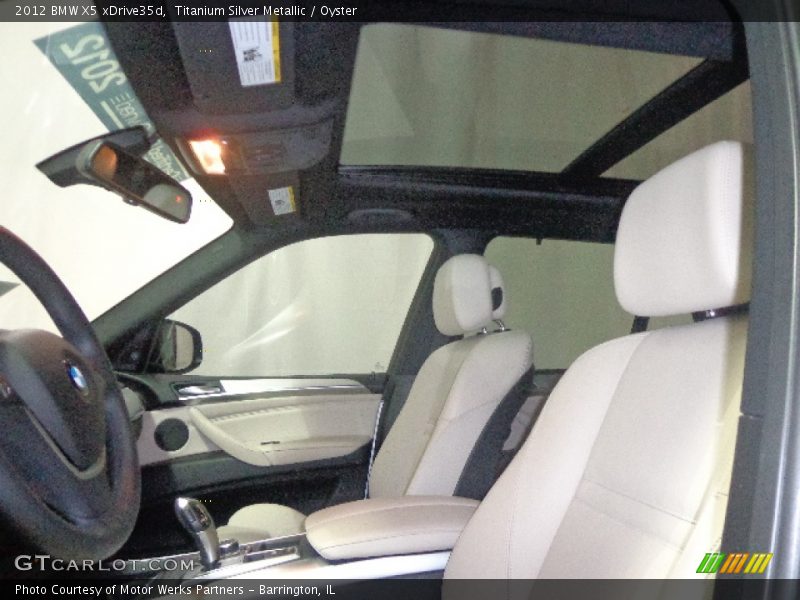 Titanium Silver Metallic / Oyster 2012 BMW X5 xDrive35d