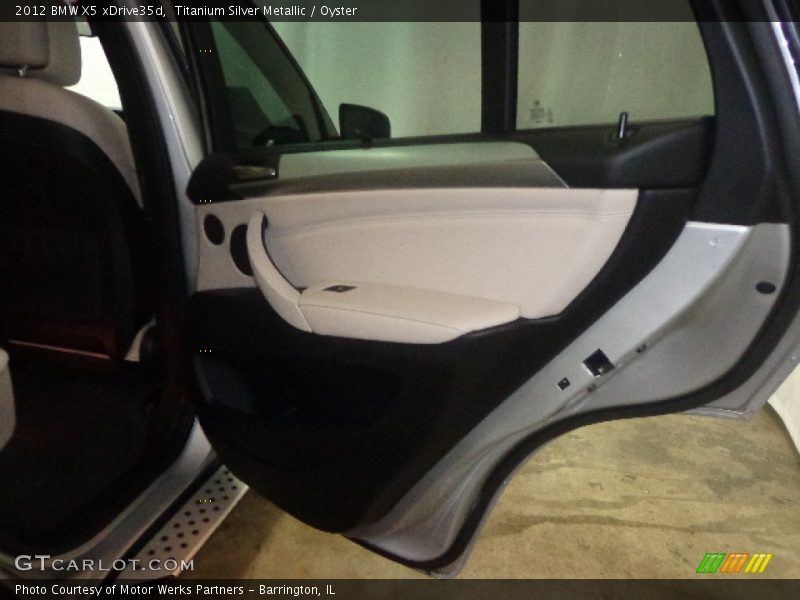 Titanium Silver Metallic / Oyster 2012 BMW X5 xDrive35d