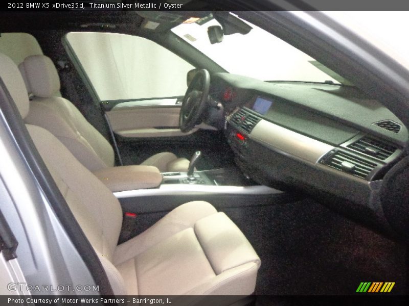 Titanium Silver Metallic / Oyster 2012 BMW X5 xDrive35d